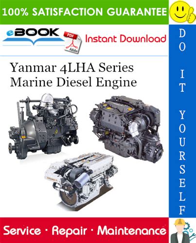 Yanmar 4lha Series Marine Diesel Engine Full Service Repair Manual