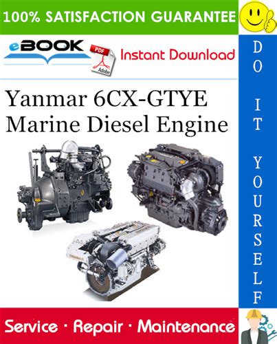 Yanmar 6cx Etye Marine Diesel Engine Full Service Repair Manual