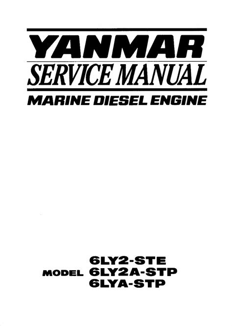 Yanmar 6ly 2 A Stp Diesel Engine Full Service Repair Manual