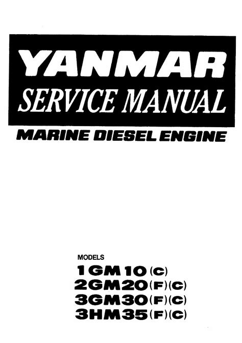 Yanmar 8systp Marine Engine Complete Workshop Repair Manual
