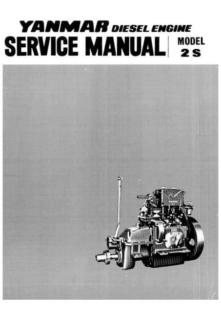 Yanmar Diesel Engine 2s Service Repair Manual Download