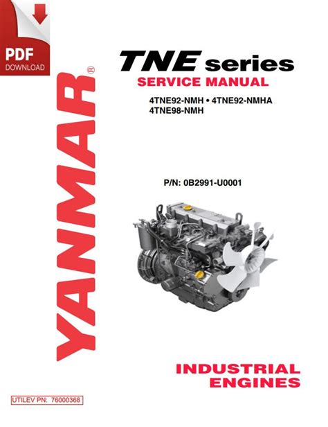 Yanmar Diesel Engine 4tne98 Hyf Service Repair Manual