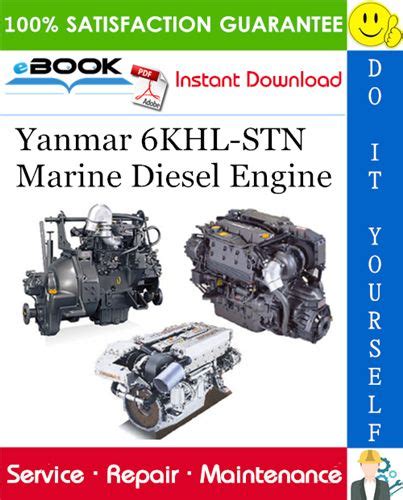 Yanmar Marine Diesel Engine 6khl Stn Service Repair Manual