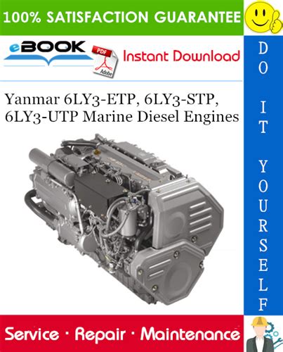 Yanmar Marine Diesel Engine 6ly3 Etp 6ly3 Stp 6ly3 Utp Service Repair Manual Instant Download