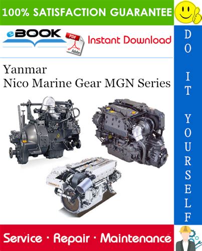 Yanmar Nico Marine Gear Mgn Series Service Repair Manual Instant Download