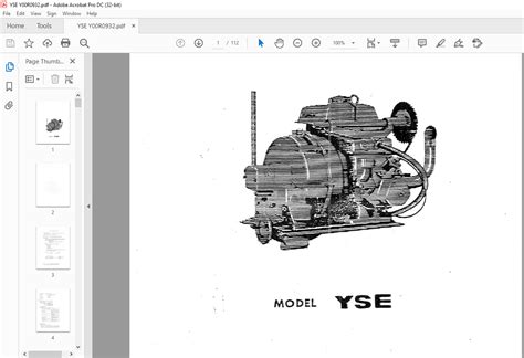 Yanmar Yse Engine 3 Manuals Repair Service Operation Parts Improved Download