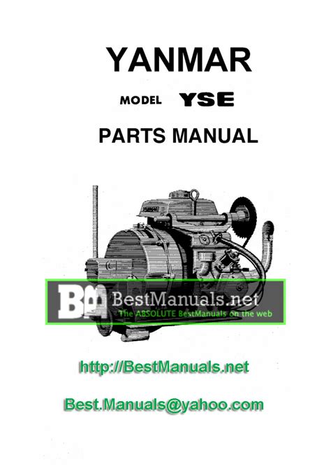 Yanmar Yse Series Yse8 Yse12 Marine Diesel Engine Full Service Repair Manual