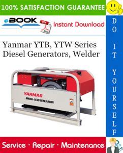 Yanmar Ytb Series Ytw Series Diesel Generator Welder Full Service Repair Manual