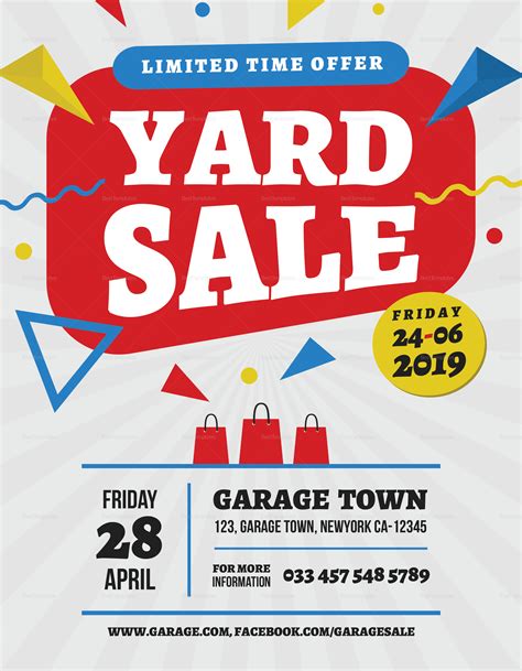 Yard Sale Flyer Template