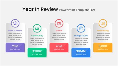 Year In Review Powerpoint Template
