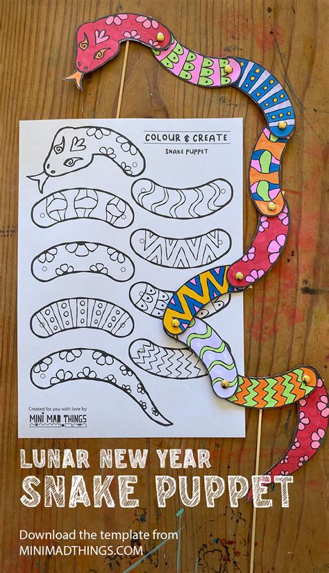 Year Of The Snake Printable