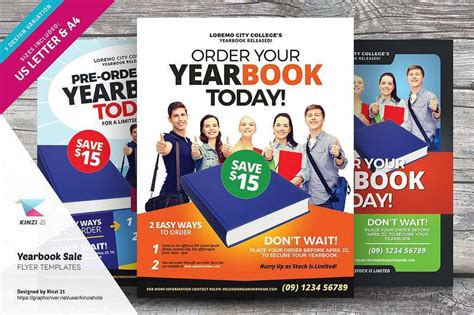 Yearbook Flyer Template