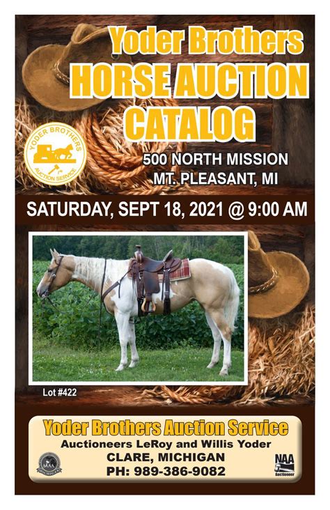 Yoder Auction Catalog