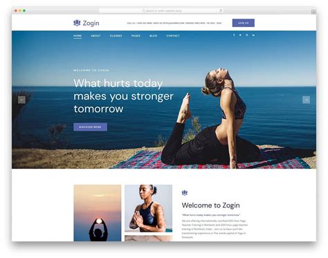 Yoga Website Template