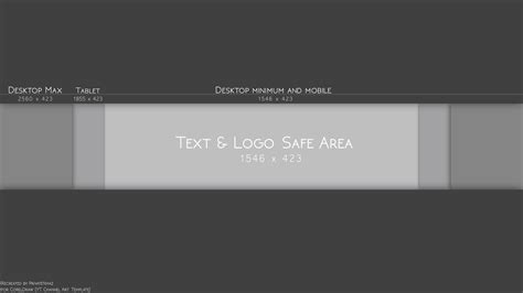Youtube Template Channel Art