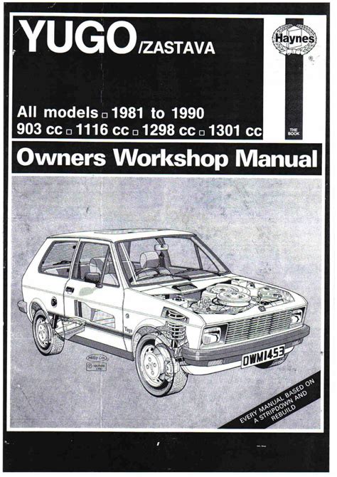 Yugo Zastava Service Repair Manual Download 1981 1990