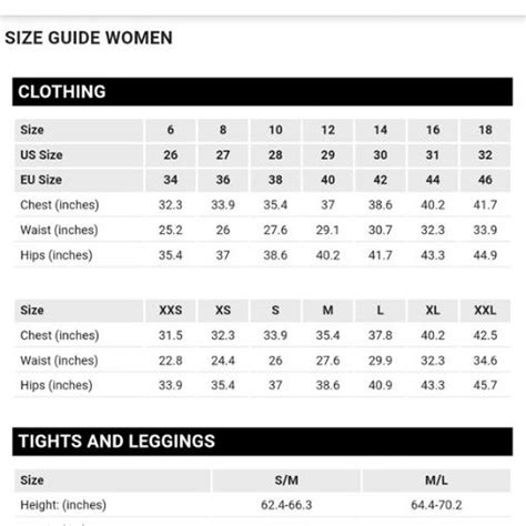 Zara Jean Size Chart