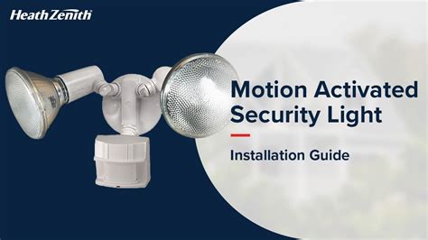 Zenith Motion Security Light Manual