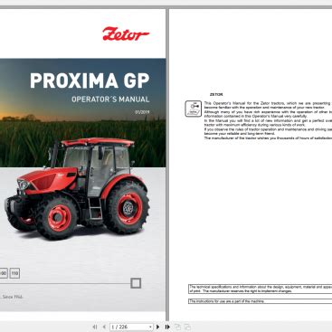 Zetor Proxima Workshop Manual