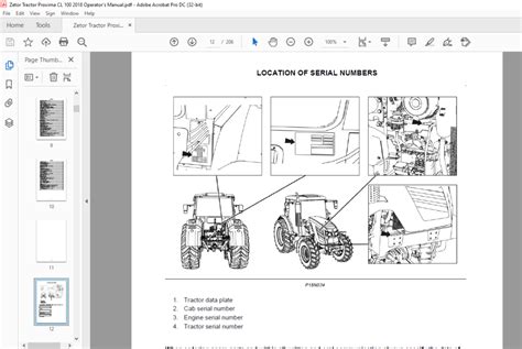 Zetor Proxima Workshop Manual