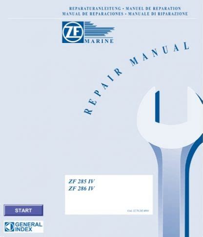 Zf Marine Zf 285 Iv Zf 286 Iv Service Repair Workshop Manual Download