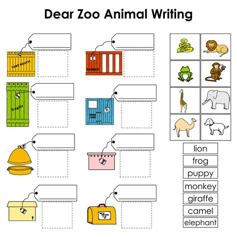 Zoo Printable Activities