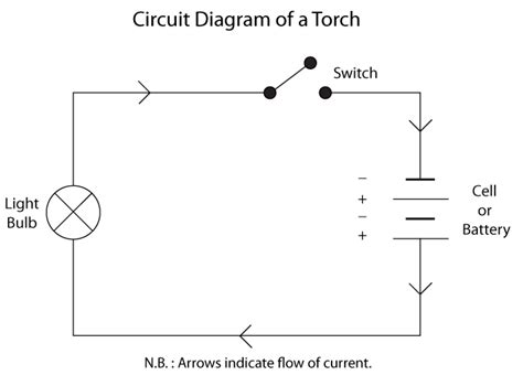 a circuit diagram of a torch 