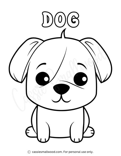 a dog coloring page, Dog coloring page ~ coloring print