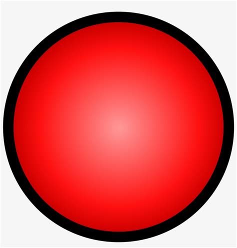 a red circle with black border, Red circle outline transparent
