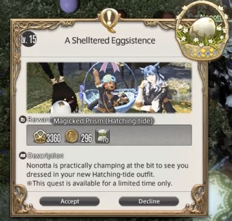 A Shelltered Eggsistence Ffxiv Walkthrough