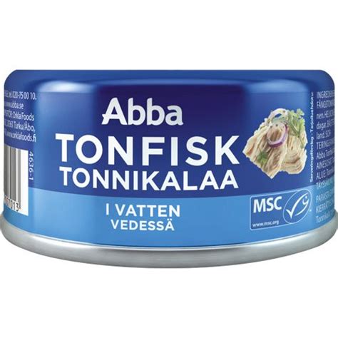 abba tonfisk i vatten