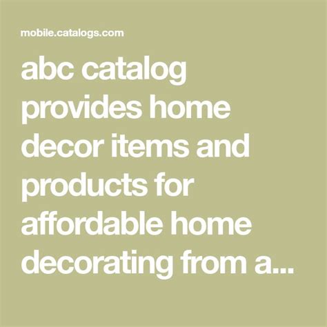 Abc Catalog Book