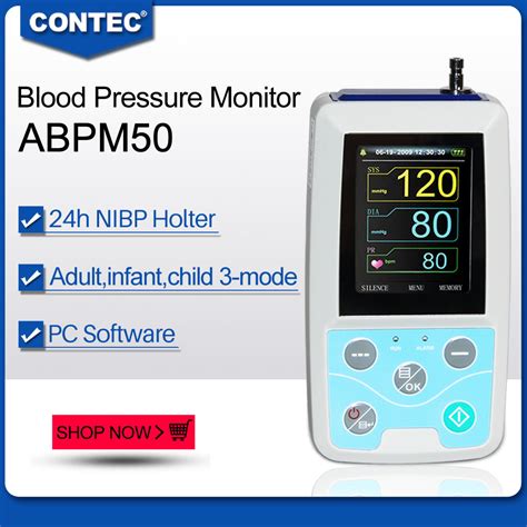 abpm50 software windows 1.0, Contec abpm50 blood pressure monitor with pc software for continuous