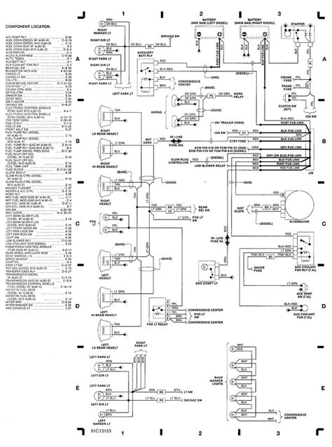 ac wiring diagram 1991 chevrolet c1500 