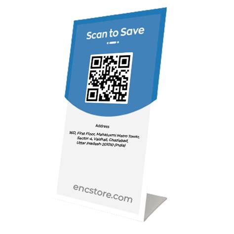acrylic standee qr code, Acrylic qr code standee, for advertisement at rs 120 in bengaluru