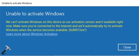 activate windows servers not available, How to activate all versions of windows servers without a product key?