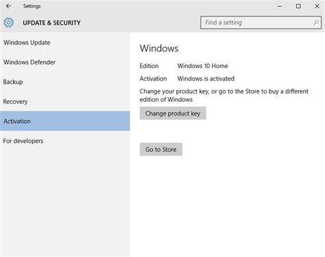 activation process windows 10 nesabamedia, Activate windows with the firmware embedded product key