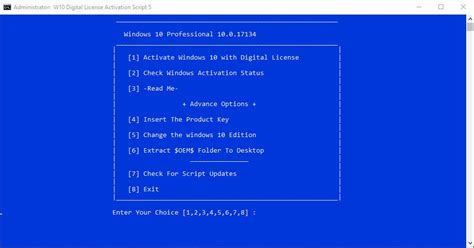 activation script windows 10, Activation script 1.1 – active windows 10 digital và office