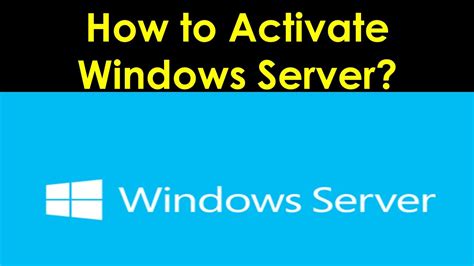 activation server windows 1.0, Windows server activate key activating command without microsoft versions ato finally use. Activating all versions of windows server without a product key