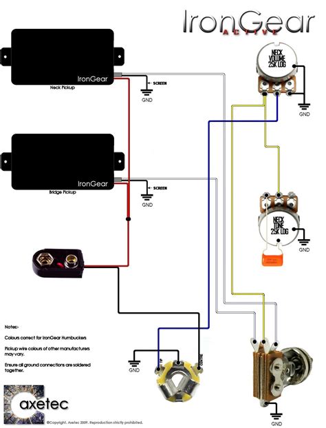 active pickups wiring diagram 