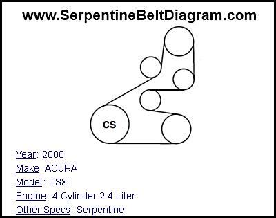 acura tsx engine belt diagram 