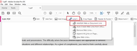 add link in pdf, How to add hyperlink in pdf: how to create hyperlink in pdf file for