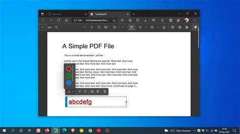 add text in microsoft edge pdf, How to add text to pdf page with microsoft edge