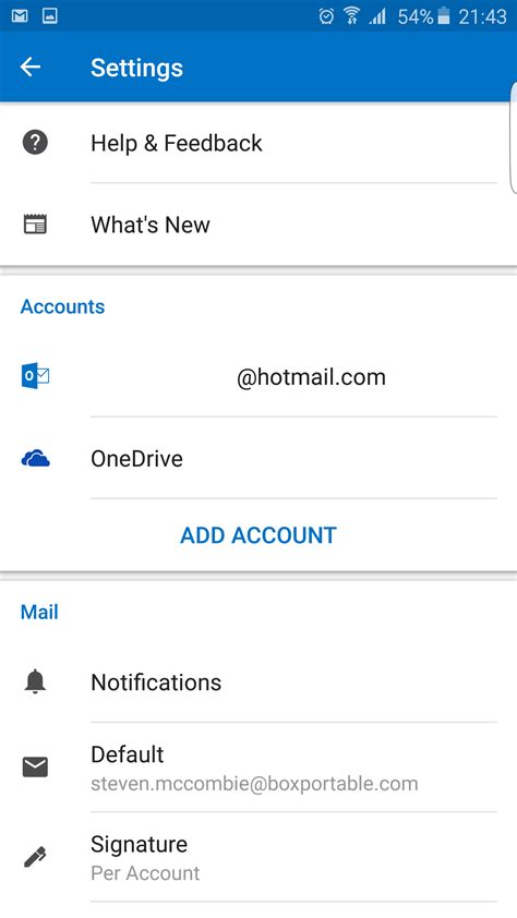 add user to outlook app android, How to add your exchange account to outlook for android – sherweb