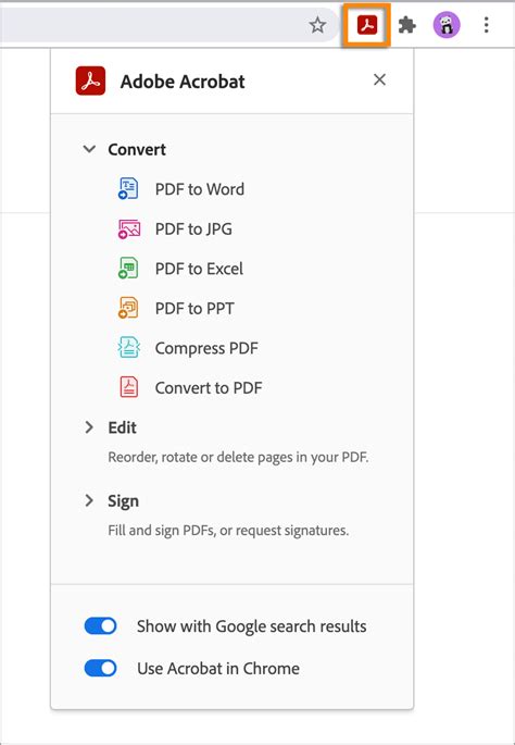 adobe acrobat chrome extension, How to install and enable the adobe acrobat extension on chrome in 3