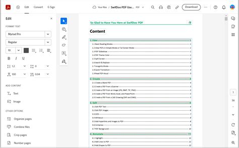 adobe acrobat online pdf editor, How to edit a pdf