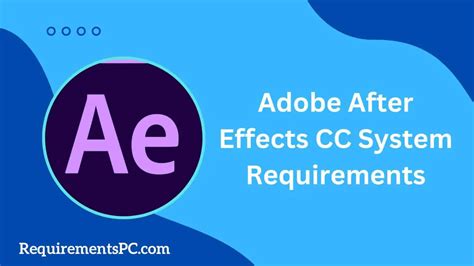 adobe after effects cc system requirements, Adobe after effects cc 2024 24.3. Adobe effects after cc screenshot effect software windows editing workstation cs6 2021 camera pc app create beebom shake deblur