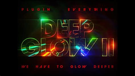 adobe after effects deep glow, Deep glow