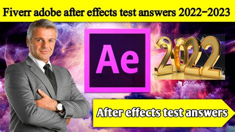 adobe after effects fiverr test answers 2022, Fiverr adobe after effects test answers 2022-2023