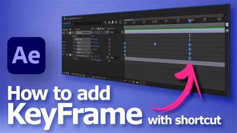 adobe after effects keyframe shortcut, How to hold keyframe in after effects